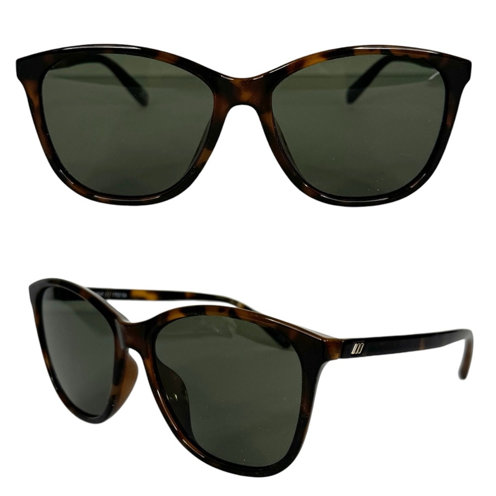 LE SPECS Entitlement 57mm Sunglasses NEW Milky Tort Tortoise